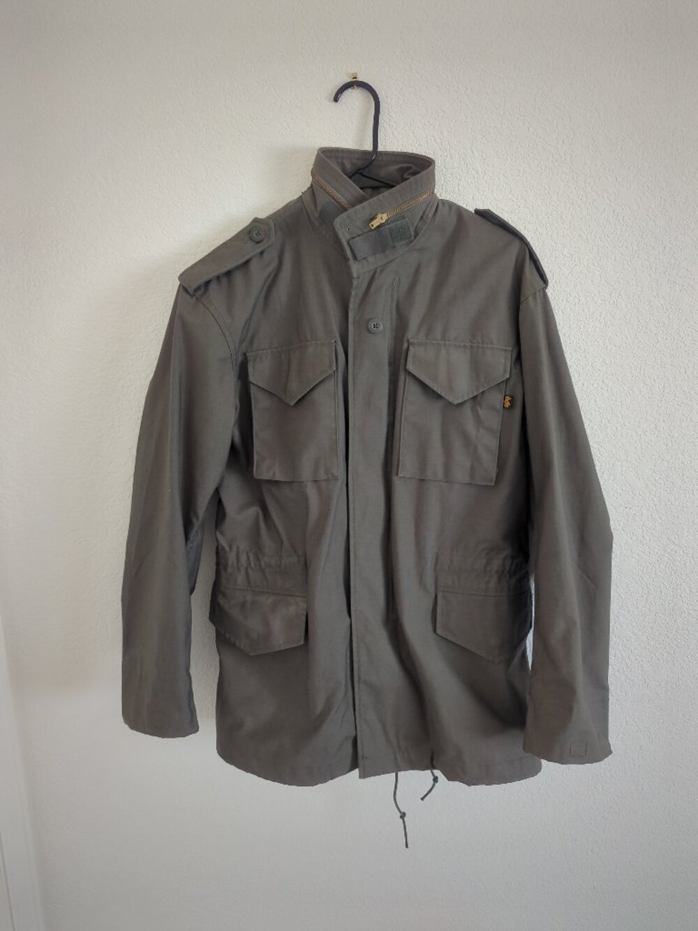 Alpha Industries M-65 Classic Field Coat/Jacket Green Mens XS